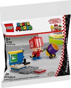 LEGO Super Mario - Ensemble Mario Kart avec Toad (stand) - Polybag 30702