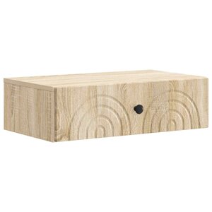 vidaXL Table d'appoint murale 59 x 34 5 x 17 cm Bois d'ingénierie