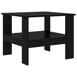 vidaXL Table basse Chêne noir 57 x 55 x 45 cm Bois d'ingénierie