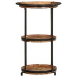 vidaXL Table d'appoint Ø55x83 cm bois massif d'acacia