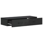 vidaXL Table d'appoint murale 87 5 x 34 5 x 17 cm Bois d'ingénierie