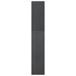 vidaXL Bibliothèque/Séparateur de pièce Gris 40x30x167 5 cm Pin massif