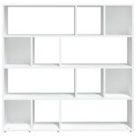 vidaXL Bibliothèque/Cloison de séparation Blanc 105x24x102 cm