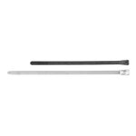 Lien autobloquant réutilisable noir 7 6x250 mm (lot de 100)