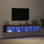 vidaXL Ensemble meuble TV 2 Pièces Chêne artisanal 80 x 30 x 30 cm