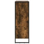 vidaXL Bibliothèque Chêne Fumé 80 x 30 x 155 cm Bois d'ingénierie