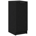 vidaXL Cabinet à chaussures avec étagère Chêne noir 29 5 x 35 x 70 cm