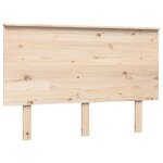 vidaXL Tête de lit 124x6x82 5 cm Bois massif de pin