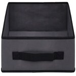 vidaXL Armoire de rangement à 6 tiroirs 55x29x55 cm Gris Acier