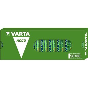 VARTA Pack de 10 batteries rechargeables Accus 2100 mah 1,2V Ni-Mh