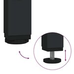 vidaXL Tables de chevet 2 pièces Chêne noir 34 x 35 5 x 50 cm Bois d'ingénierie