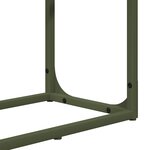 vidaXL Portant de bois chauffage vert olive 60x25x100 cm