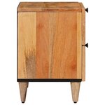 vidaXL Cabinet de chevet avec tiroir Naturel 40 x 33 5 x 46 cm