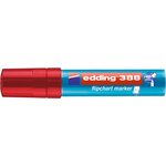 Marqueur pour chevalets 388 rouge 4-12 mm x 10 EDDING