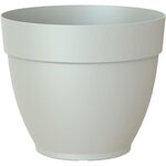Pot capri campana 35 cm gris clair