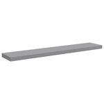vidaXL Étagère murale flottante gris 120x23 5x3 8 cm MDF