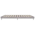 vidaXL Cadre de lit sans matelas sonoma gris 120x200cm bois ingénierie