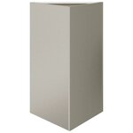vidaXL Jardinière triangulaire 50x43x75 cm acier corten