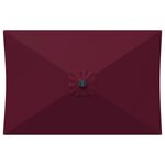 vidaXL Parasol de jardin avec lampes LED 200 x 300 cm Polyester