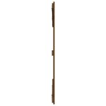 vidaXL Tête de lit murale Marron miel 204x3x110 cm Bois massif de pin