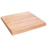 vidaXL Dessus de table bois massif traité bordure assortie