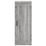 vidaXL Armoire murale sonoma gris 34 5x34x90 cm bois d'ingénierie