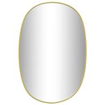 vidaXL Miroir mural Doré 50x35 cm