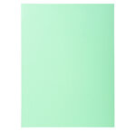 Paquet de 50 chemises 2 rabats SUPER 210g 24x32cm Vert clair x 5 EXACOMPTA
