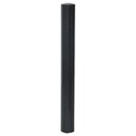 vidaXL Tapis rectangulaire noir 70x100 cm bambou