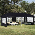 vidaXL Tente de fête pop-up 575 x 289 x 245 cm Anthracite