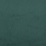 vidaXL Lit de jour avec lit gigogne vert foncé 90x200 cm velours