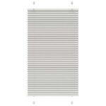 vidaXL Store plissé gris clair 80x150 cm largeur du tissu 79 4 cm
