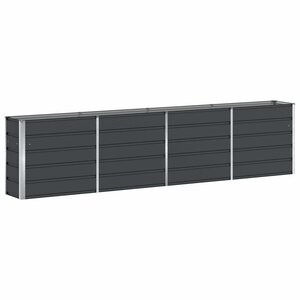 vidaXL Jardinière Anthracite 160 x 40 x 75 cm Acier