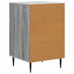 vidaXL Cabinet de chevet avec tiroir Sonoma gris 43 x 41 x 66 5 cm