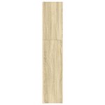 vidaXL Bibliothèque chêne sonoma 80x30x152 cm bois d'ingénierie