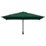 vidaXL Parasol mural de jardin vert 247 cm