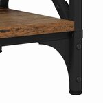vidaXL Table basse Bois ancien 80 x 45 x 45.5 cm Bois d'ingénierie