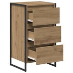 vidaXL Buffet Chêne artisan 42 x 36 x 75.5 cm Bois d'ingénierie
