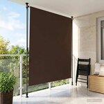 vidaXL Store Roulant Extérieur Marron 120 x 270 cm