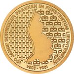 Pièce de monnaie en Or 10 Francs g 0.5 Millésime 2024 100 Years Swiss Franc RHINE VALLEY