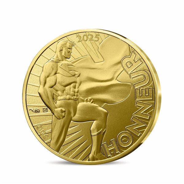 DC COMICS Monnaie de 500€ Or SUPERMAN - HONNEUR