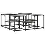 vidaXL Table basse sonoma gris 91x91x40 cm bois d'ingénierie
