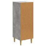 vidaXL Buffet Gris béton 33 x 34 5 x 90 cm Bois d'ingénierie