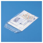 Sachet plastique 75  recyclé transparent à fermeture adhésive 33x40 cm (lot de 1000)