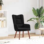 vidaXL Fauteuil relaxant Noir 63 x 67 x 94 cm Velours