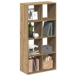 vidaXL Étagère séparatrice de pièce chêne artisanal 69 5x29x137 5 cm