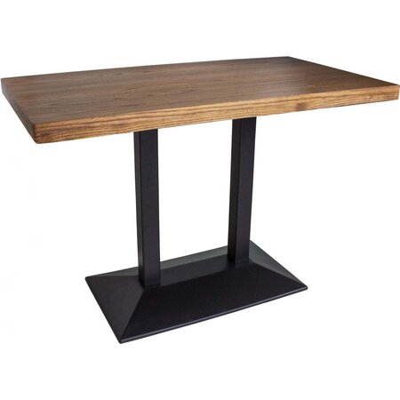 Table bistrot double pied 110 x 60 x 75 cm