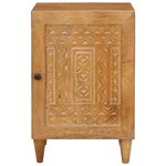 vidaXL Cabinet de salle de bain Marron Clair 38 x 33 x 58 cm