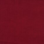 vidaXL Chaises pivotantes à manger lot de 2 Rouge bordeaux Velours