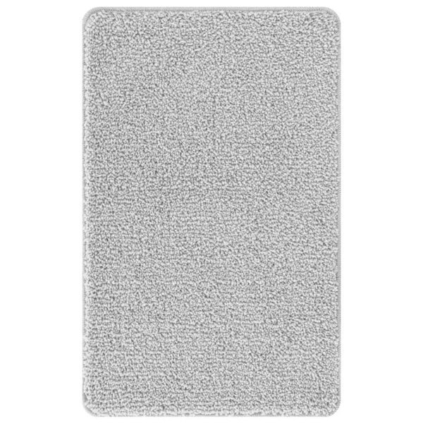 vidaXL Tapis de bain 3 Pièces Gris 50 x 50 cm Polypropylène